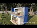 2 x 20 foot Container House #shorts