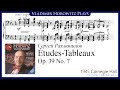 Miniature de la vidéo de la chanson Etudes-Tableaux, Op. 39: No. 7 In C Minor