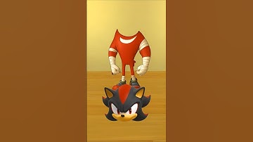 GUESS KNUCKELS SONIC REAL HEAD WITH SKIBIDI TOILET SHADOW SONIC AMY in GARRYS MOD