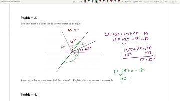 7th Grade Math - Unit 6, Lesson 3 Anchor Problems