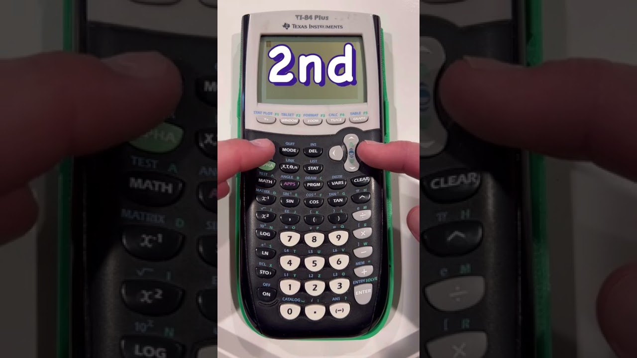 TI-84 Tips & Tricks: Adjusting Brightness #maths #hacks #calculator