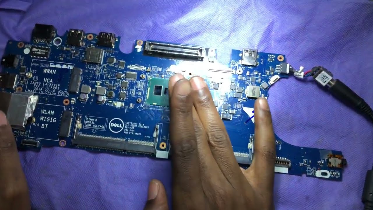 Dell Latitude E5250 - no power, not charging , logic board repair