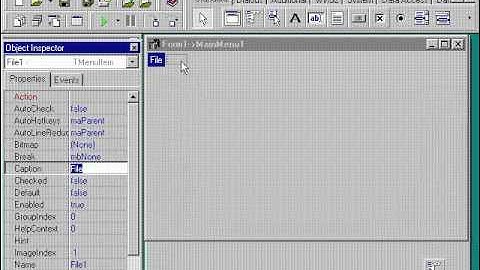 03  Создание в приложении главного меню