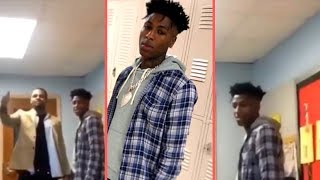 NBA YoungBoy Shocks High School Kids In Houston When He Walks In Class They Go Crazy For YB (2019)