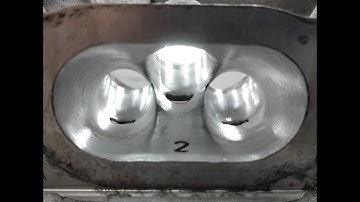 VW 1.8t 20V engine build, head porting, intake ports.