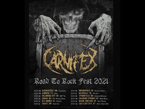 Carnifex announced a 2021 tour in July called ‘Road To Rock Fest‘..