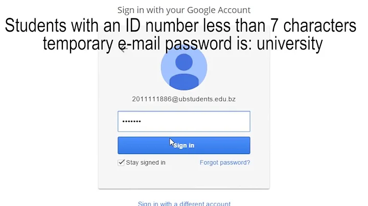 How to Access UB Student E mail