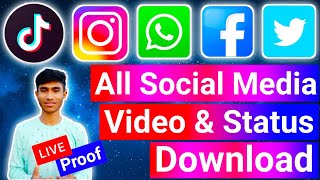 Without Watermark TikTok, WhatsApp, Facebook, Instagram, Twitter Etc Video & Status Video Download screenshot 1