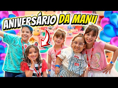 Fomos no aniversário da Manu (Julinha e Manu) - Clau Santana e MC