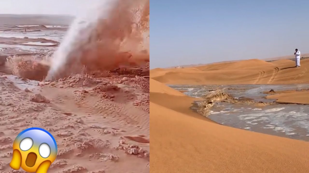 Shocking 😱River Blast in the Iraq Desert !!! YouTube