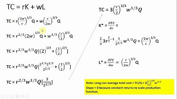Conditional Demand for inputs