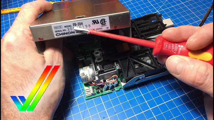 Amiga 500 Disk Drive Chinon FB-354 Rev. E Repair