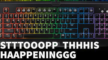 How to fix the key repeat on Razer mechanical  gaming keyboards