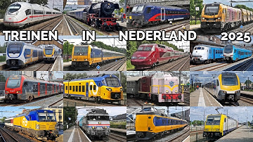 Treinen in Nederland 2025 - Trains in The Netherlands 2025