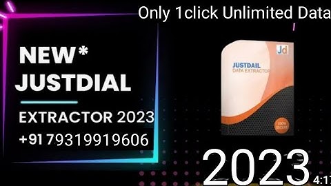 NEW JUSTDIAL | DATA EXTRACTOR 2023 | UNLIMITED DATA | JUSTDIAL SOFTWARE | JUSTDIAL DATA SCRAPING