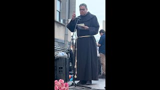 Interfaith Vigil for Aaron Bushnell. Part 13: Friar Vaughn on behalf of Catholic Worker