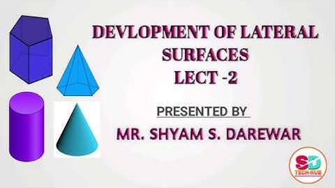 DEVELOPMENT OF LATERAL SURFACE OF PYRAMID I LECTURE 2