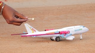 Rocket Vs Airplane | Indian Crackers Experiment | Whatanidea