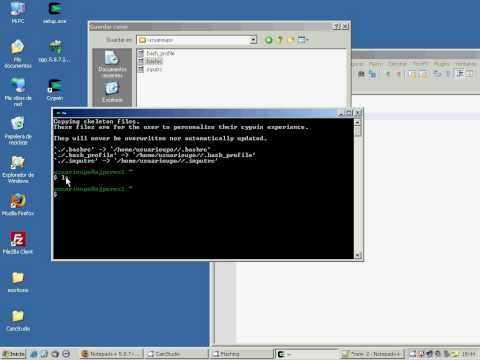 Instalar emulador Cygwin con Perl