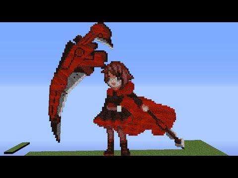 minecraft RWBY pixel art - YouTube.