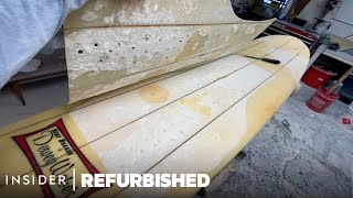 Restoring A Vintage '60s Dewey Weber Surfboard | Refurbished | Insider