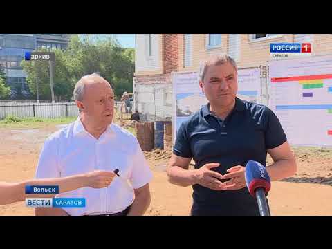 Строительство детского корпуса районной больницы завершается в Вольске