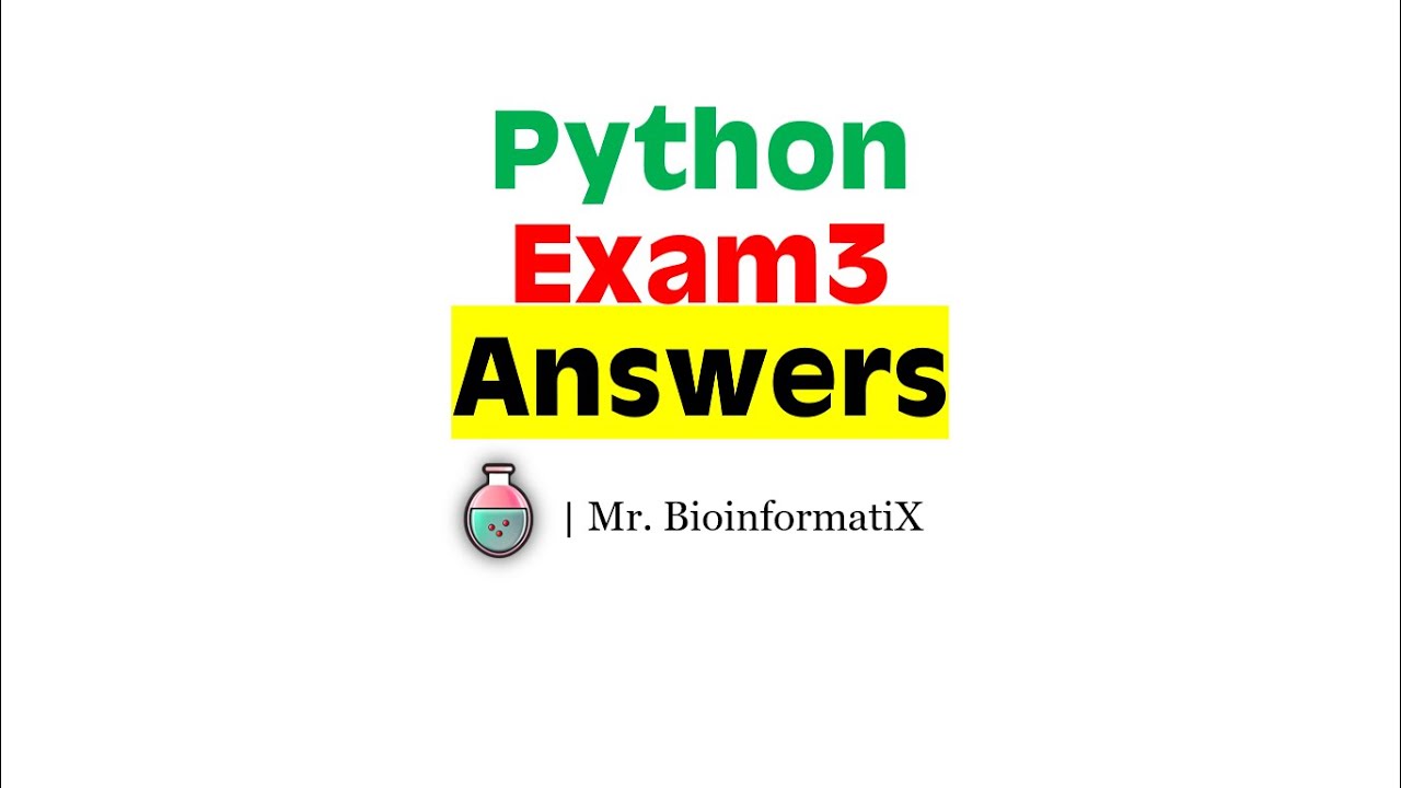 Python Exam 3 Questions and Answers: Check Your Answers! | Python for ...