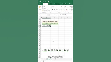Excel Tips:- Flash Fill Dates 🤯 #excel #exceltech