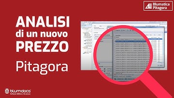 Analisi dettagliata di un nuovo prezzo con Blumatica Pitagora