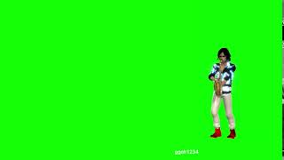 Royalty FREE    Saxophone player in green screen