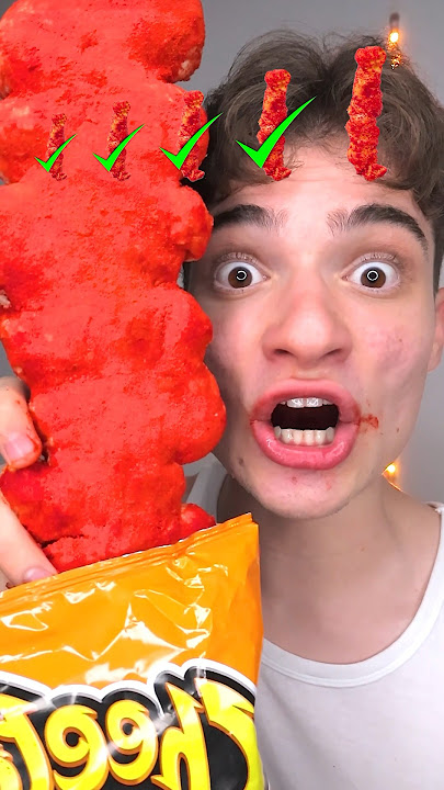 Small, Big, Giant Hot Cheetos!? 🥵