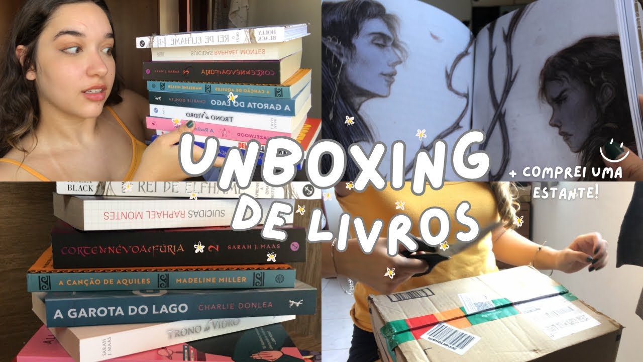 Unboxing de livros da semana do consumidor da amazon + estante nova
