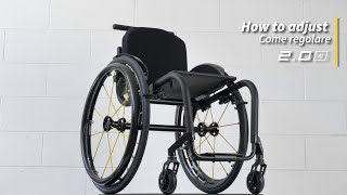 How to adjust Aria 2.0 Al wheelchair