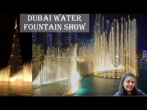 Dubai water fountain show | Worlds Largest Fountain