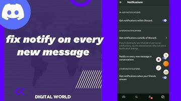 How To turn on Notify On Every New Message On Discord App