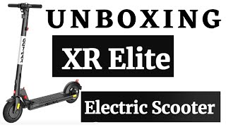 GOTRAX XR ELITE COMMUTING ELECTRIC SCOOTER  UNBOXING AND ASSEMBLY