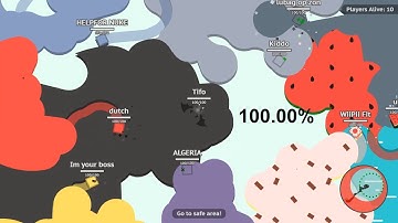 Paper.io 2 [Battle Royale] Map Control: 100.00%