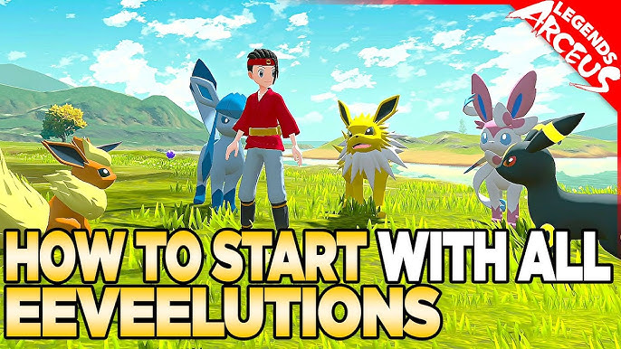 All Eevee Evolutions - Pokémon Legends Arceus - PokeFlash