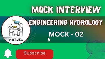 WBPSC JE  Civil Engineering Mock Interview  Engineering hydrology |  ENGINEERING HYDROLOGY | WBPSCJE