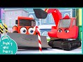 🧊 Ice Block&#39;s Stuck! | Digley and Dazey | Kids Construction Truck Cartoons