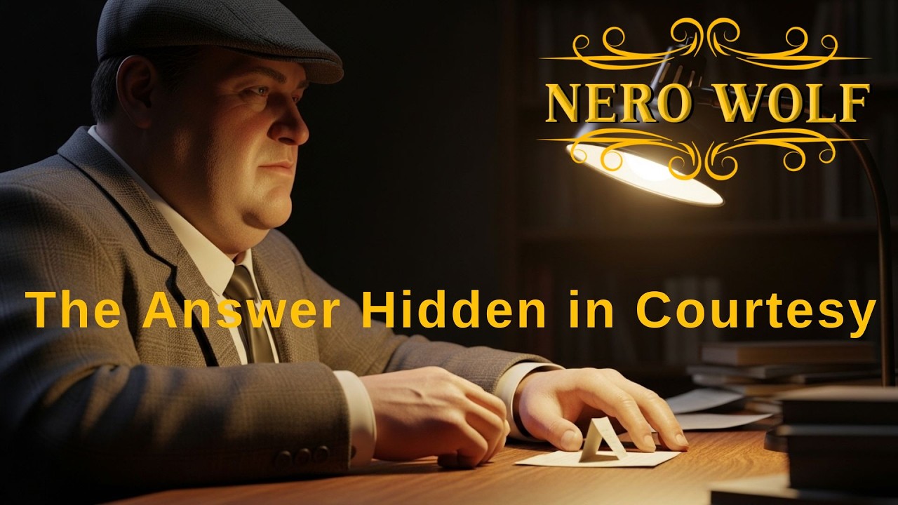 The Answer Hidden in Courtesy  Nero Wolfe