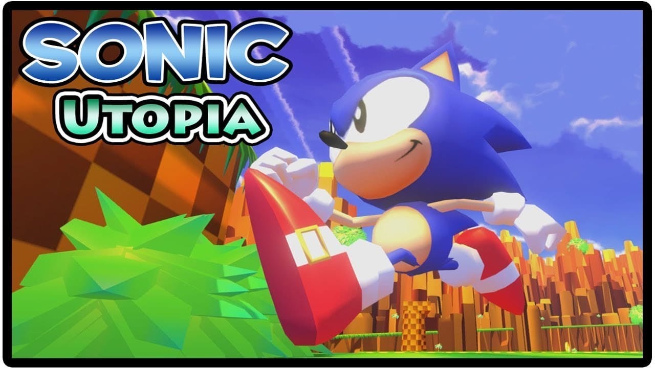 Sonic Utopia (4K 60FPS) - OPEN WORLD CLASSIC SONIC 3D - FAN GAME