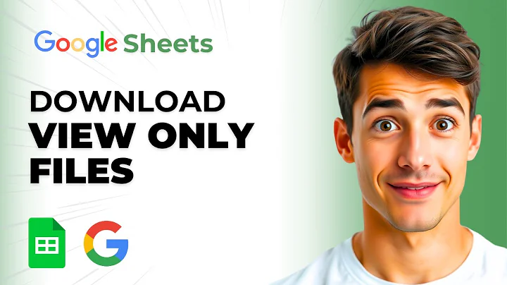 How To Download Protected/ View Only Google Sheets Files From Drive (Easiest Way) (2025 Guide)