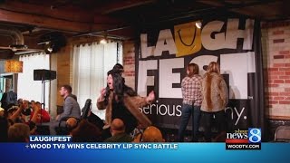 WOOD TV8 wins Celebrity Lip Sync Battle at LaughFest