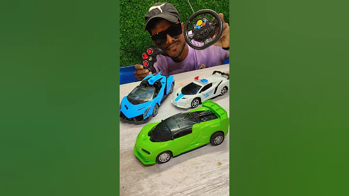 remote control police car and 2 Lamborghini super car | #shorts