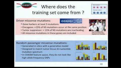 TCGA: CRAVAT and muPIT: Web Services for High-Throughput Analysis - Rachel Karchin