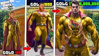 SHINCHAN Upgrading To GOLD SUPER MAN In GTA 5