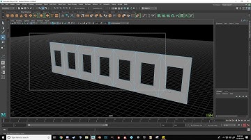 Autodesk - Maya - Simple Wall with Windows