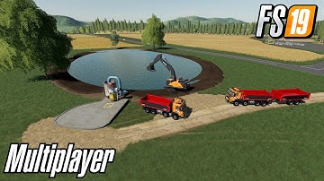 FS19 LIVE MULTIPLAYER WORK WITH NEW VOLVO EC-750 PUBLIC WORKS TCBO MINING PROJECT FARMING SIMULATOR