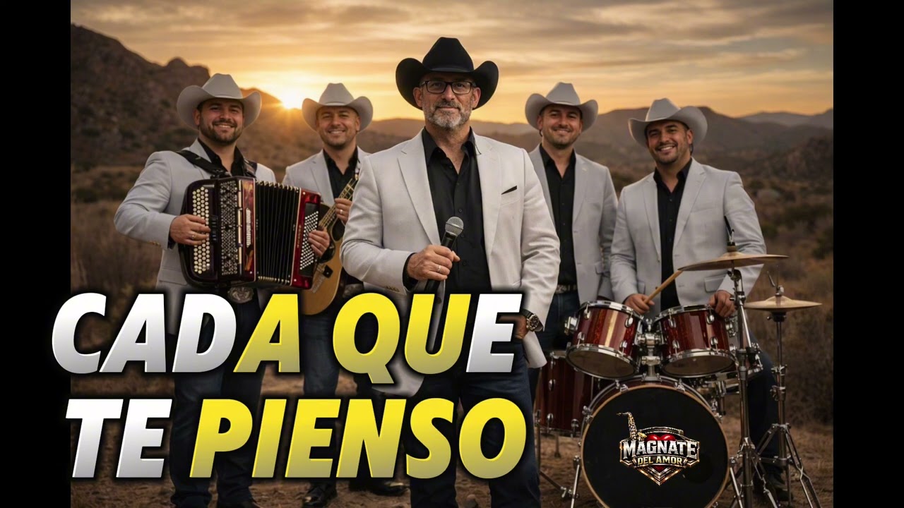 CADA QUE TE PIENSO (Norteño Sax) Mgantate Del Amor
